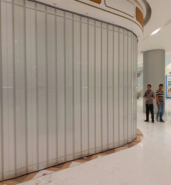 pvc商場折疊門
